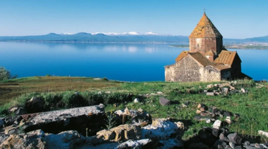 The water level of Lake Sevan is dropping sharply in Armenia, threatening the ecological balance