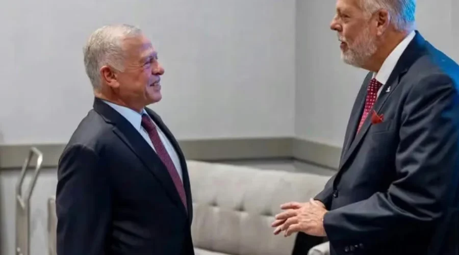 Le roi de Jordanie visite Arlington avant le choc de la Coupe du monde contre l’Argentine